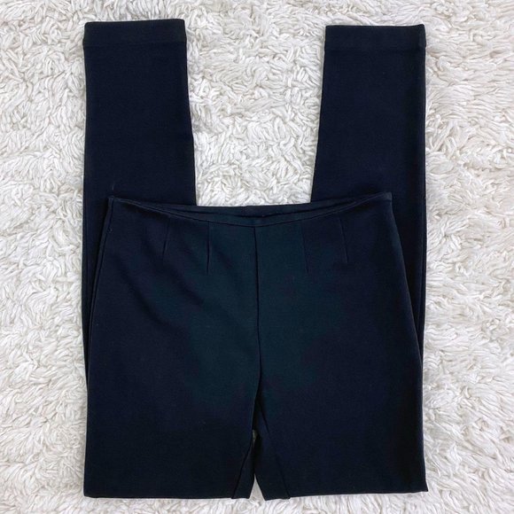 Rebecca Taylor Audrey Black Stretch Ankle Pant - Picture 3 of 12